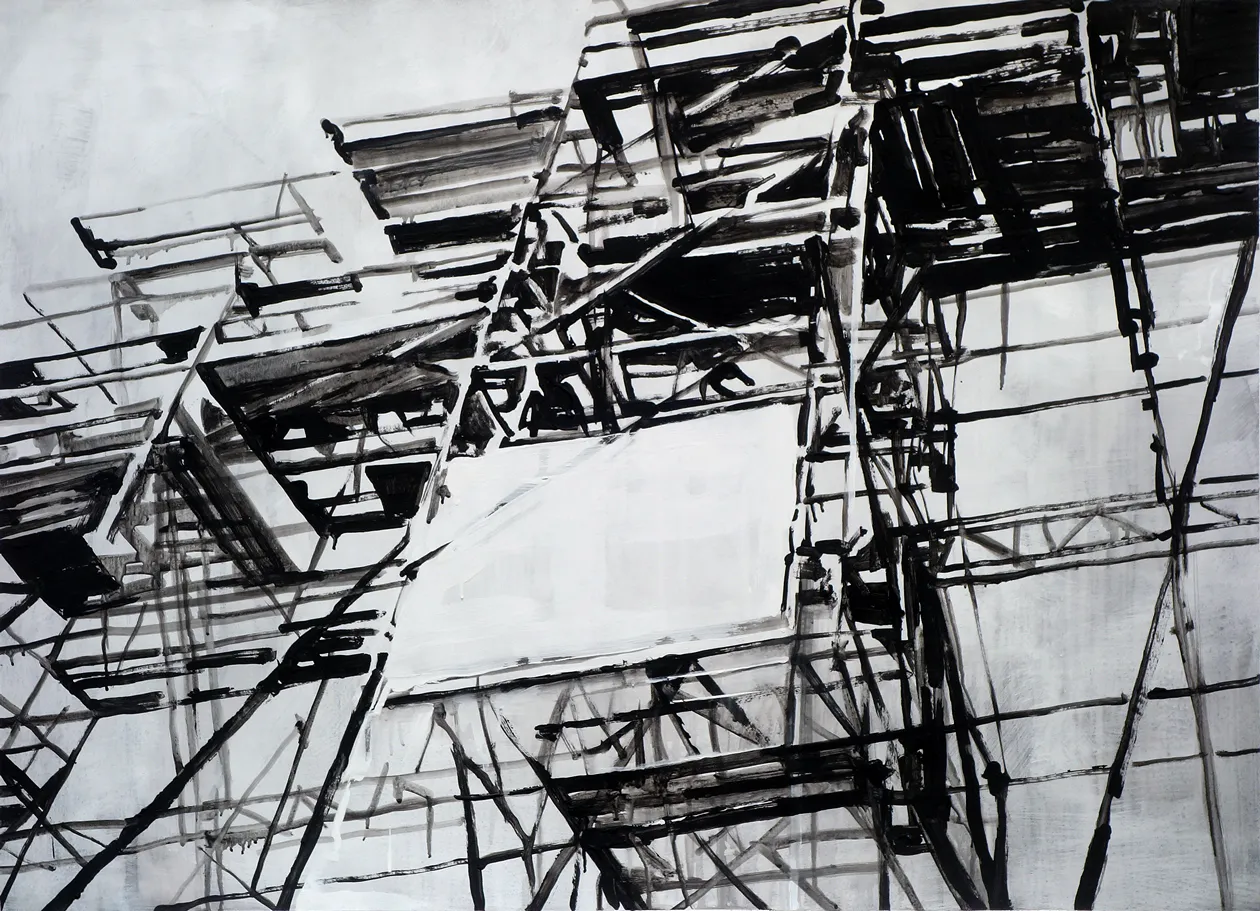 Construction 9, je 105 x 148 cm