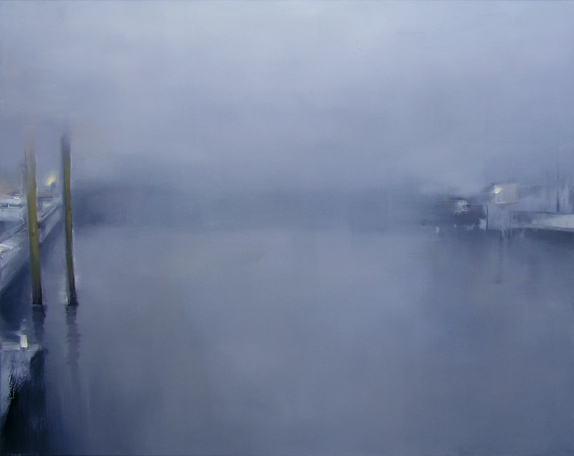 Nebel II, 2007, ÖL auf Nessel, 100 x 120 cm