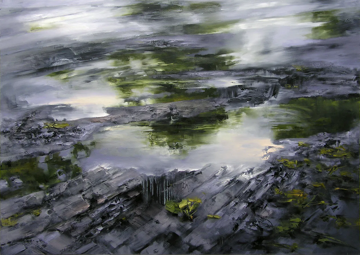 Siegelung III, 2011, Öl auf Nessel, 145 x 190 cm